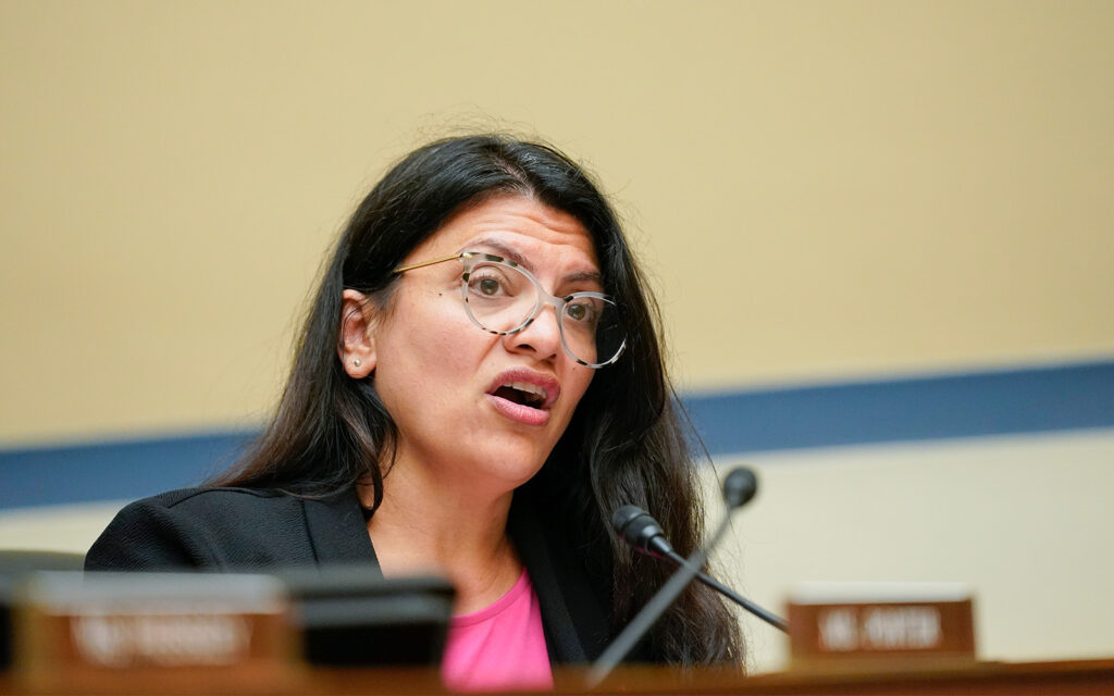 Rashida Tlaib Opens Her Sizeable Mouth and Sticks Her Foot All The Way In It Over BLM LIE