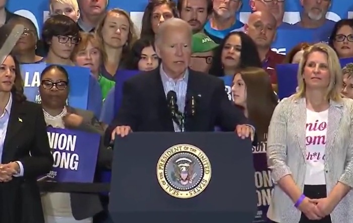 Biden Goes On Bizarre Tangent During Speech At Harris Rally