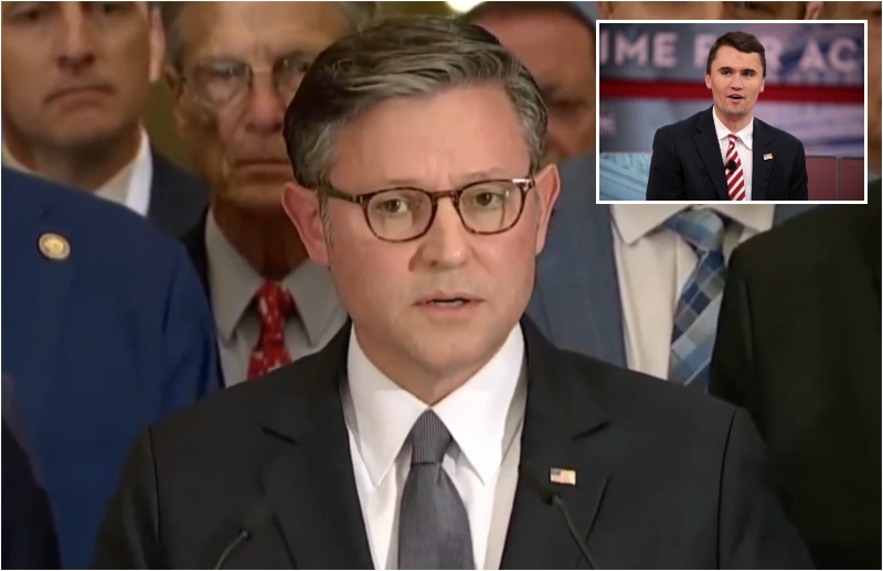 Speaker Johnson To Honor Charlie Kirk In Capitol