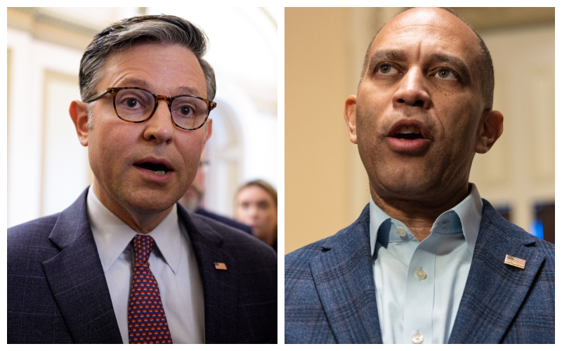 Johnson Savors Victory After Dems Defy Jeffries, Cross Aisle to Reopen Government