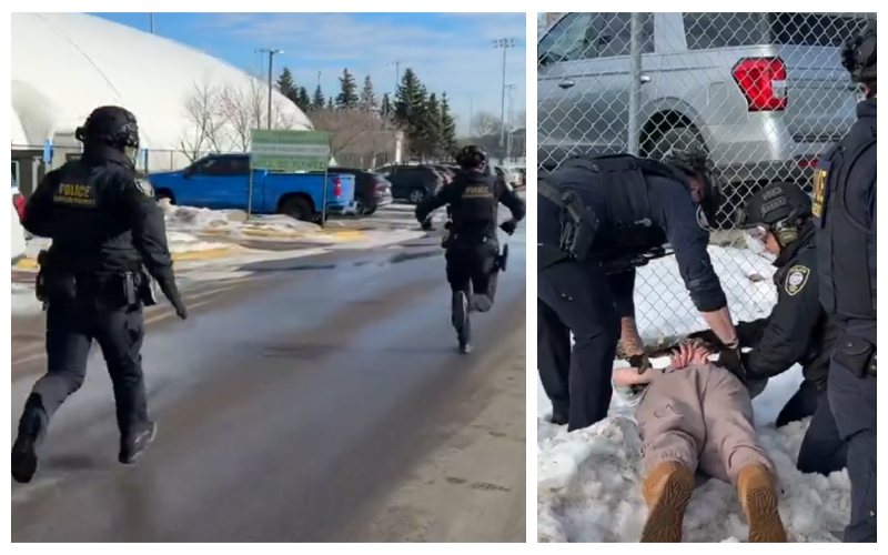 VIDEO: Anti-ICE Protester Learns the Hard Way Not to Heave Water Bottle At Agents