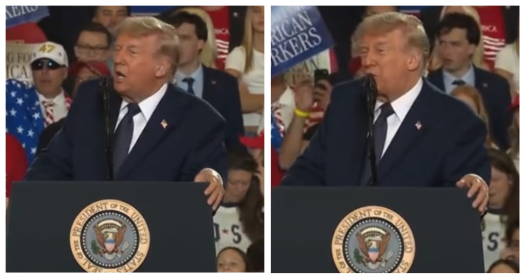 SEE IT: Trump Takes On Hecklers At New York Event – ‘Don’t Hurt Him!’ donald-trump