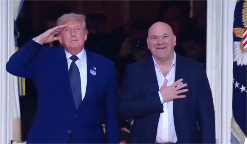 Here’s The One Moment The Left Melted Down During the White House’s UFC 250 Event