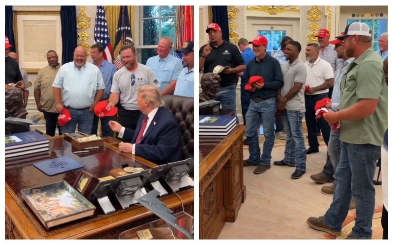 Trump Just Did the Most ‘Trumpy’ Thing With Men Who Repaired DC’s Reflecting Pool