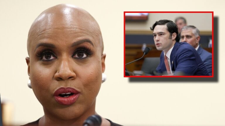 Ayanna Pressley Lectured on Women's Rights — Brandon Gill Asked One