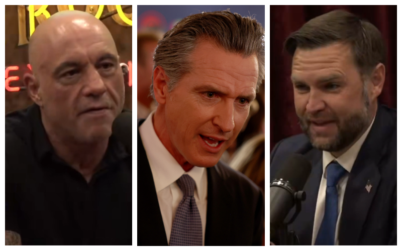 Newsom Mocked After Throwing Tantrum After VP Vance, Joe Rogan Riffed On California