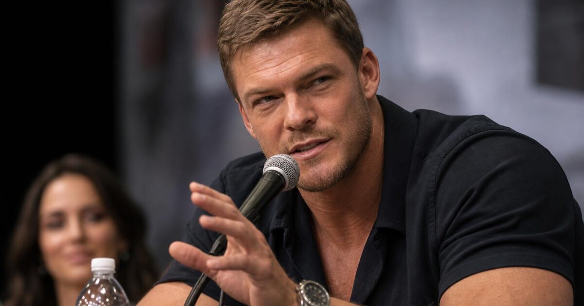 Alan Ritchson Says Studios Told Him to Stop Talking Politics