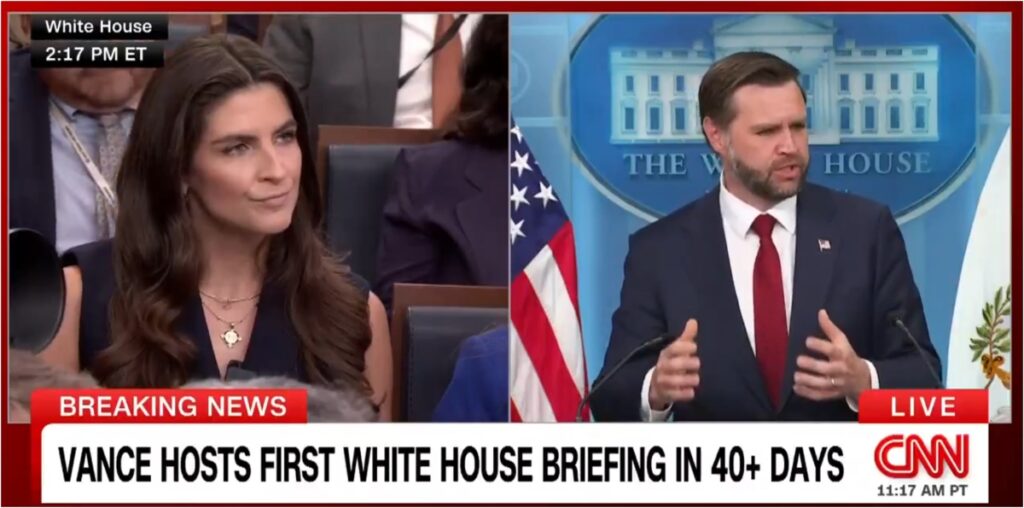 VP Vance Bodies CNN’s Kaitlin Collins Over Cringeworthy Question About Fallen Airman