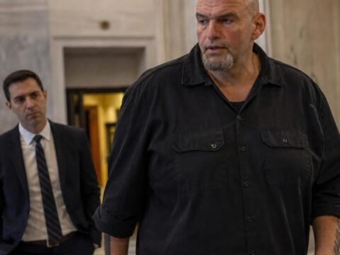 Fetterman breaks with Democrats to save Trump's Iran war powers
