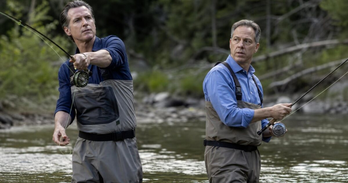 Gavin Newsom and Jake Tapper's Montana Fly Fishing Trip Mocked by Wildlife Experts