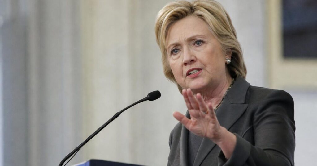 Clinton Font Hillary Clinton Puts Foot-In-Mouth After Trump Statement - USA Journal