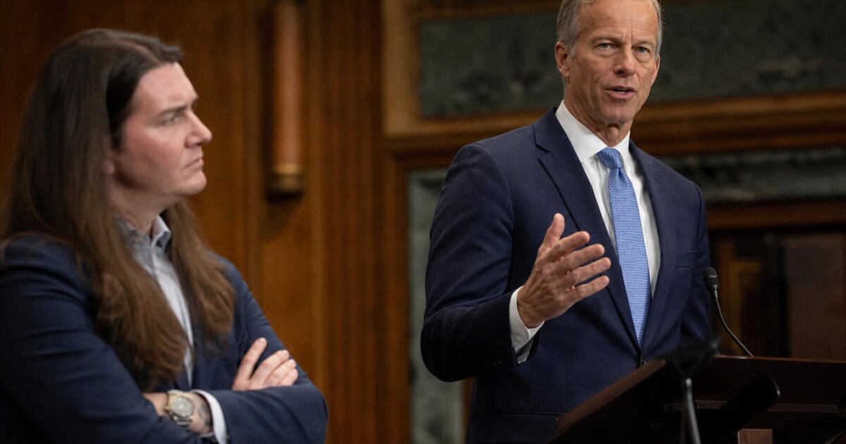 John Thune's Victory Lap Post Draws 10,500 Replies and a Community Note
