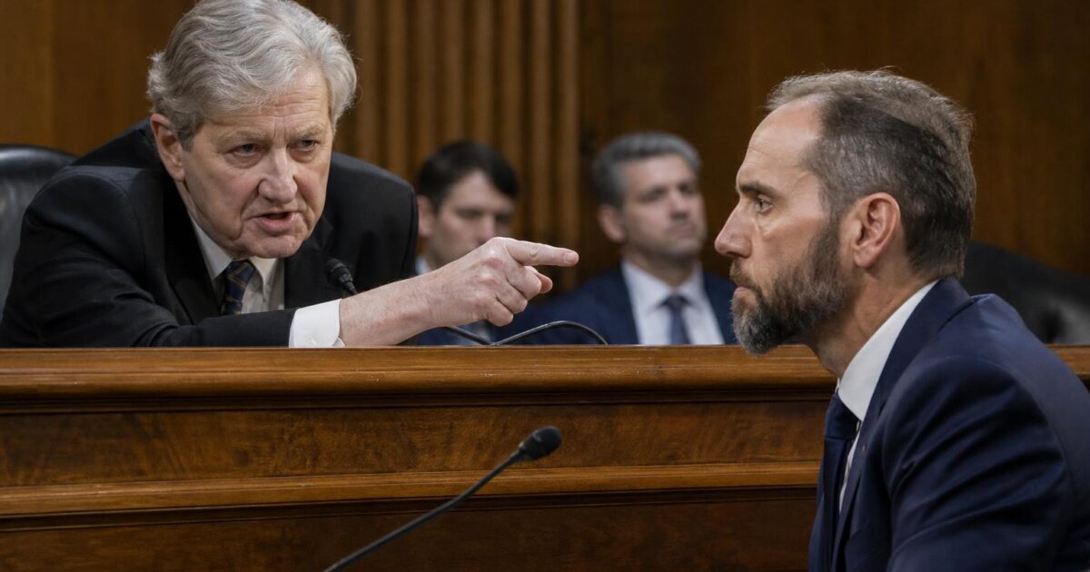 Sen. John Kennedy Tells Jack Smith 'You Make Me Want to Throw Up'