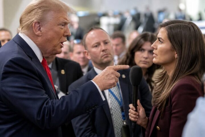 Trump Confronts Kaitlan Collins at UN: 'You Should Not Be Here!'