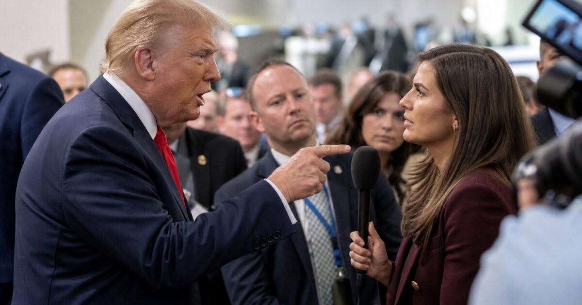 Trump Confronts Kaitlan Collins at UN: 'You Should Not Be Here!'