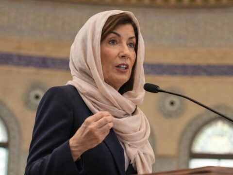 Kathy Hochul Puts on Hijab 12 Days Before 9/11 Anniversary and Nobody is Laughing