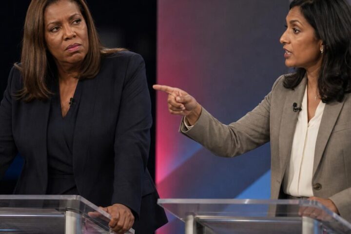 Saritha Komatireddy Hammers Letitia James on Crime, Antisemitism in NY Debate