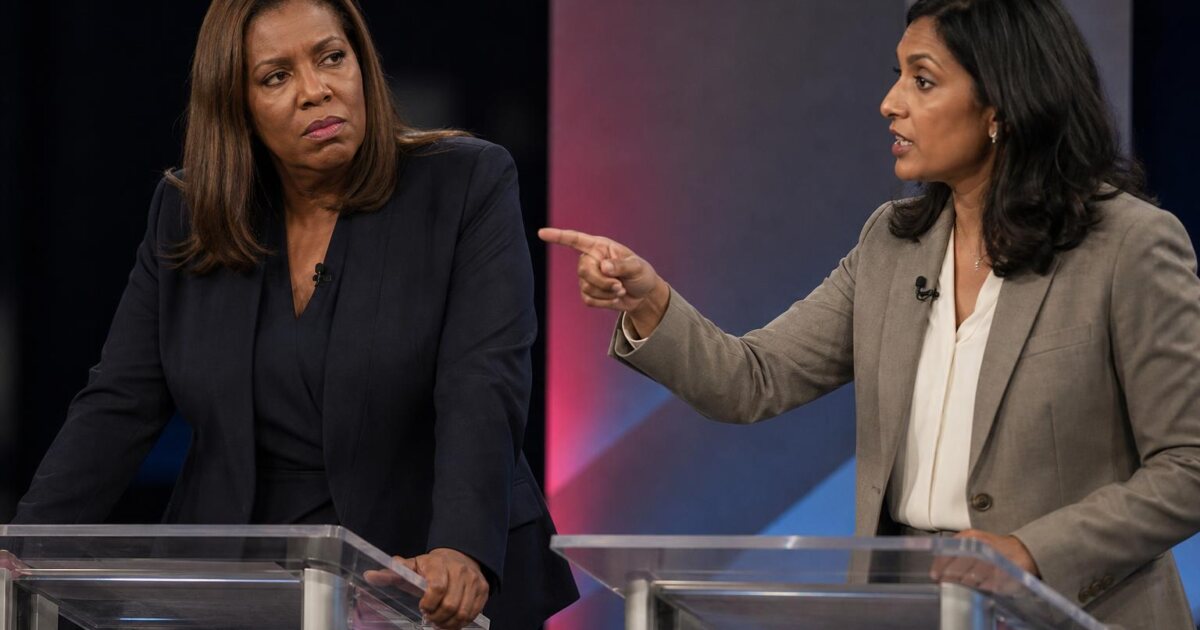 Saritha Komatireddy Hammers Letitia James on Crime, Antisemitism in NY Debate