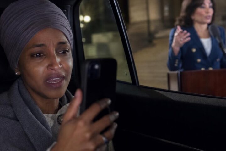 Teary Ilhan Omar Posts TikTok From Car Begging for Cash While Feds Close In
