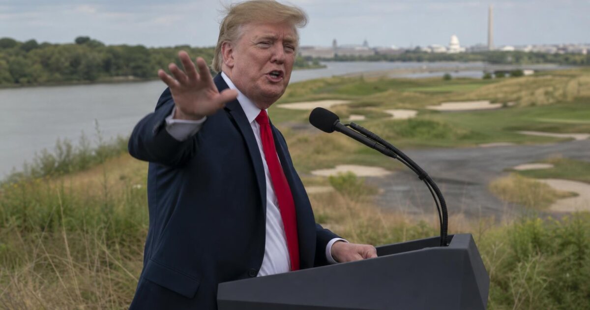 Trump Announces DC Golf Course Closure, Dares 'Biden Judge' Reyes to Stop Him