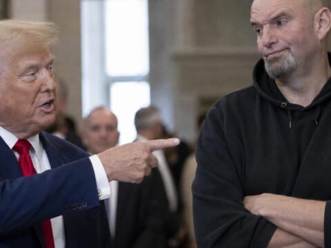 Trump Says He'd Love Fetterman as a Republican, Fetterman Says No Thanks