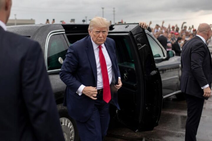 Trump's Beast Hits 98 mph to Reach Oklahoma Rally After Weather Blocks Flight