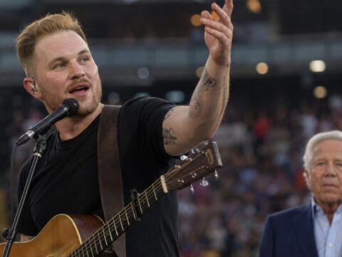 Zach Bryan Wore a 'Free Palestine' Shirt at Gillette Stadium and Broke an Attendance Record