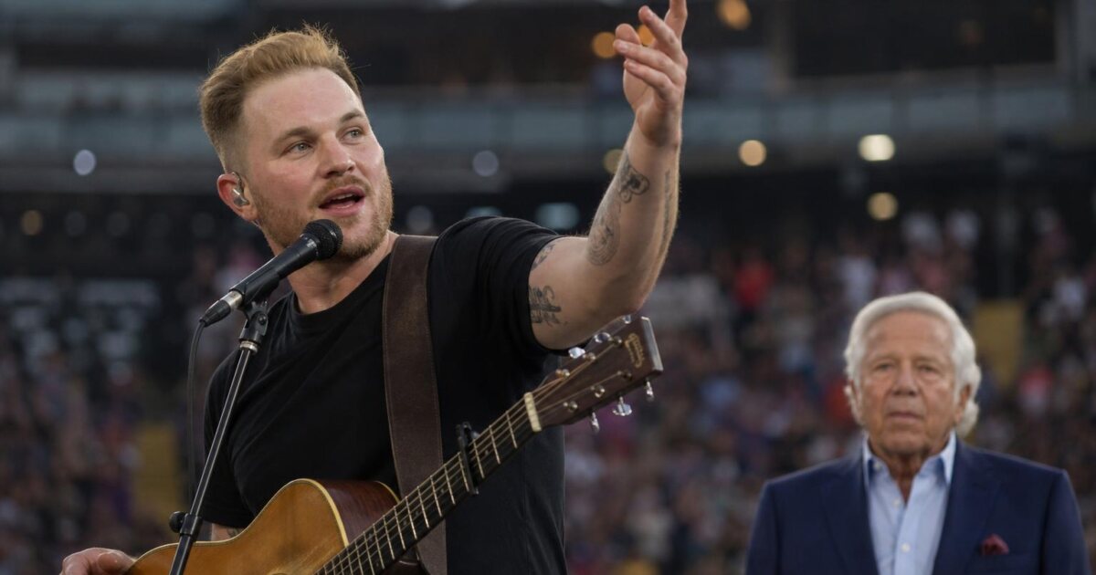 Zach Bryan Wore a 'Free Palestine' Shirt at Gillette Stadium and Broke an Attendance Record
